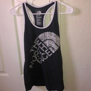 North Face Razorback Workout Tank in Dark Grey